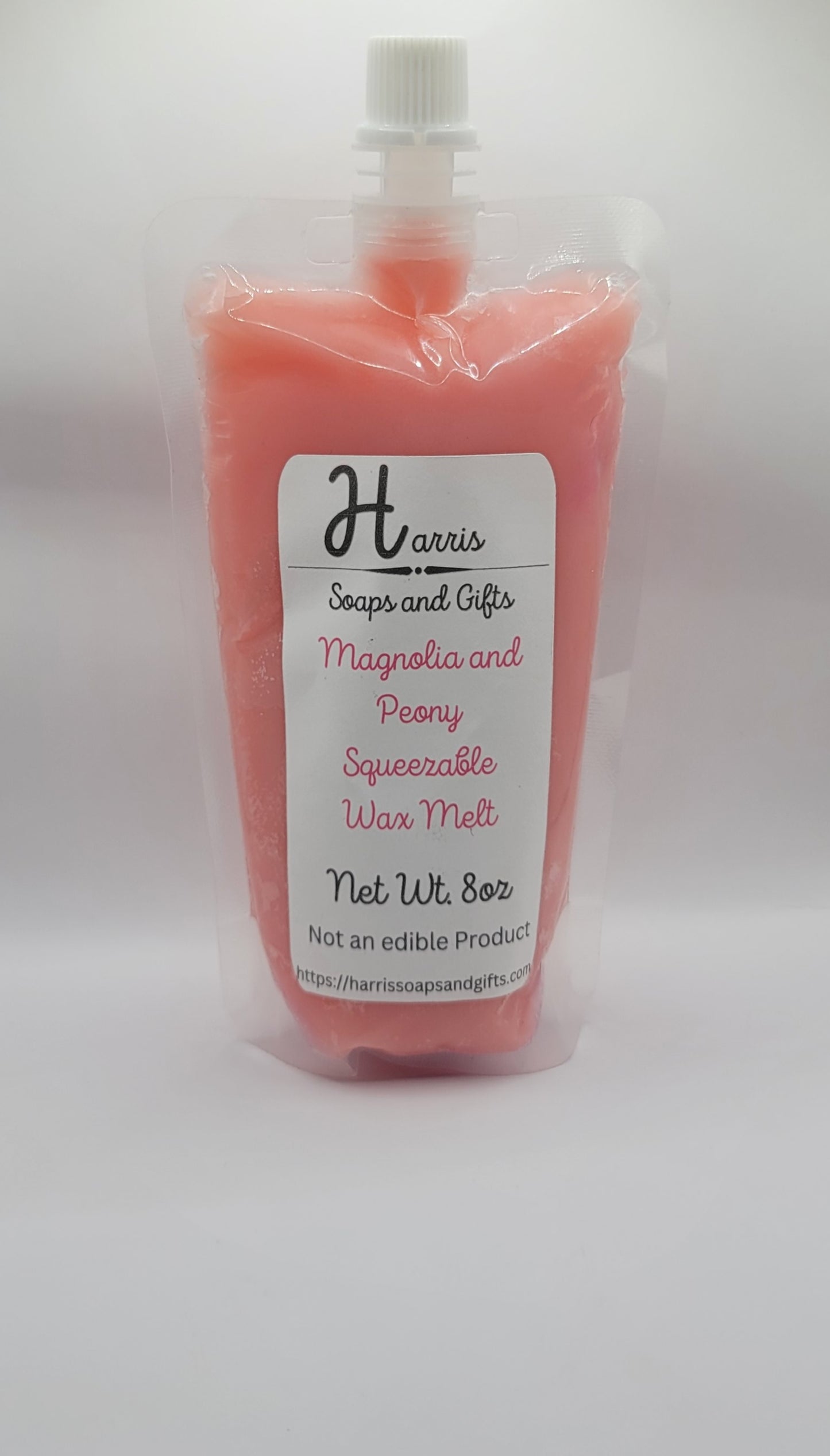 Magnolia and Peony Scented 8oz Squeezable Wax Melt