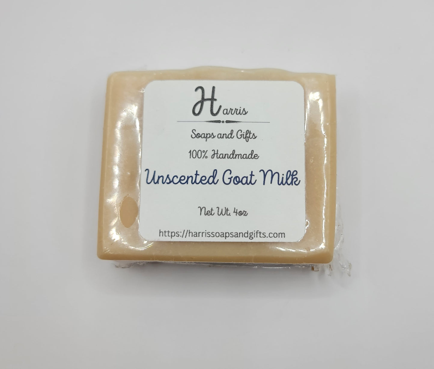 Unscented Goats Milk 4oz Cold Process Soap