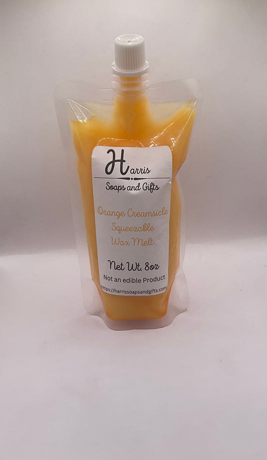 Orange Creamsicle 8oz Squeezable Wax Melt