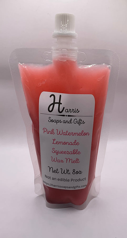 Pink Watermelon Lemonade 8oz Squeezable Wax Melt