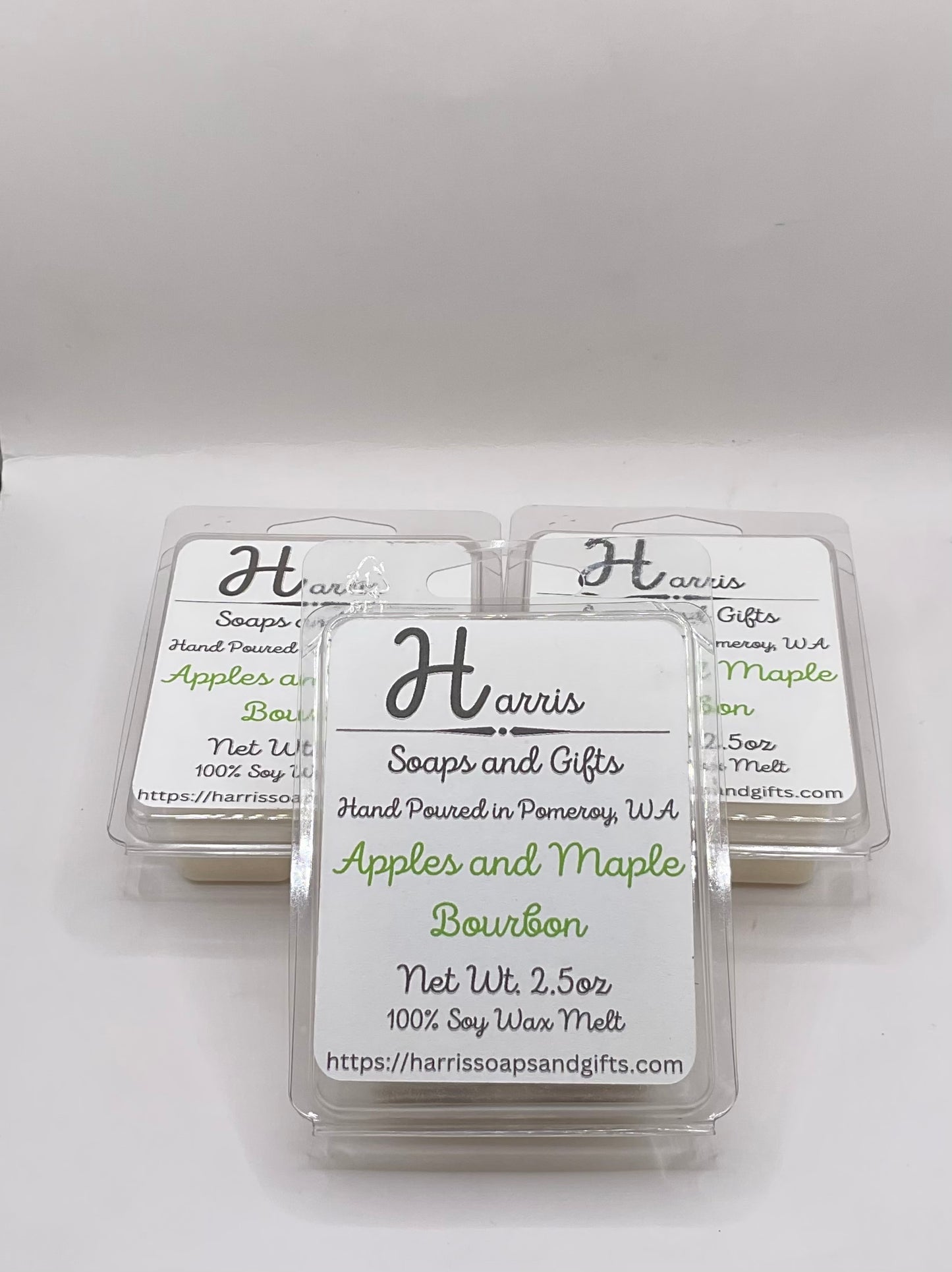 Apples and Maple Bourbon 2.25oz 100% Soy Wax Melt