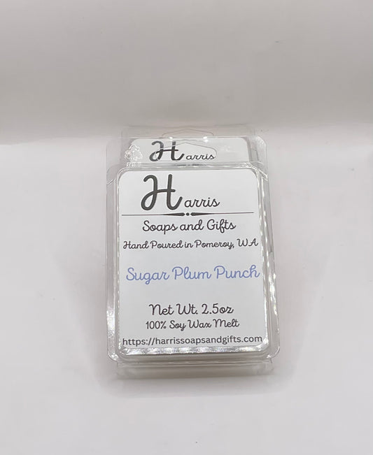Sugar Plum Punch 2.25oz 100% Soy Wax Melt