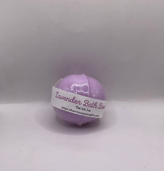 Lavender Essential Oil Bath Bomb