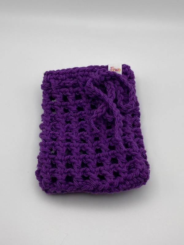 100% Cotton, Crocheted Soap Saver Bag