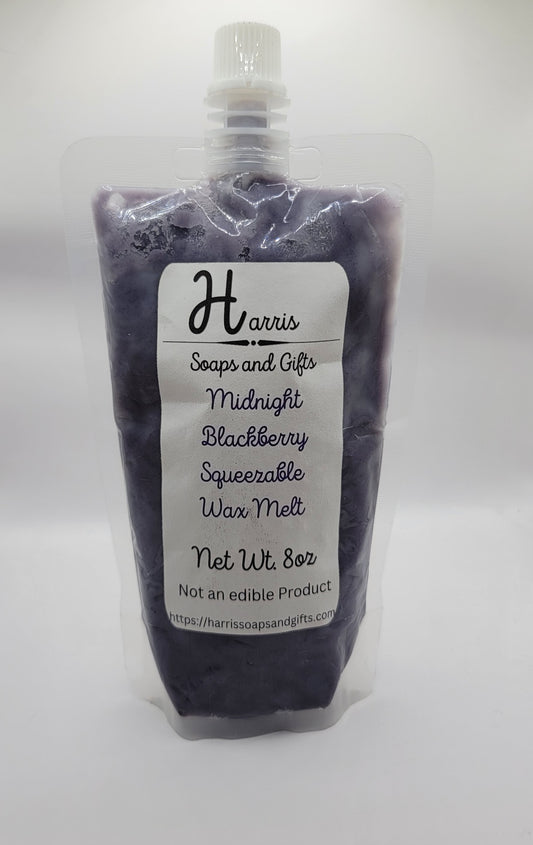 Midnight Blackberry 8oz Squeezable Wax Melt