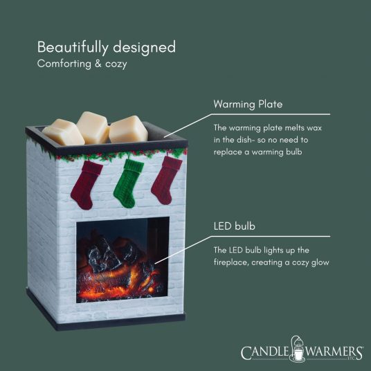 Holiday Fireplace Wax Warmer