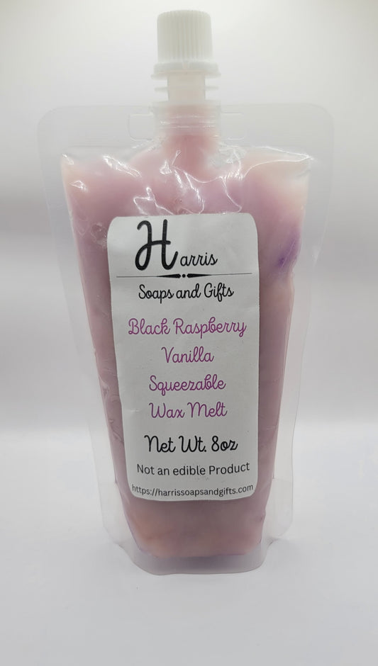 Black Raspberry Vanilla 8oz Squeezable Wax Melt