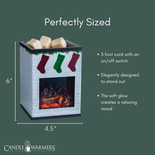 Holiday Fireplace Wax Warmer